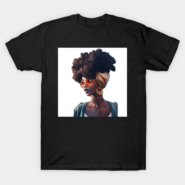 BLACK AND BEAUTIFUL CHIC T-Shirt by damieloww